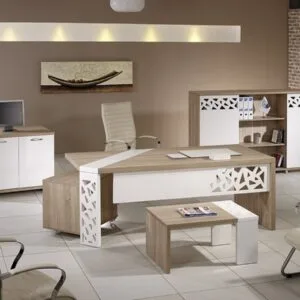مكتب مدير فاخر | تصميم أنيق وخامات قوية – Ruto Office Furniture